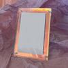 Modern Magnetic Acrylic Photo Frame,Gradient Clear Picture Stand for Desktop Decor & Fridge,Minimalist Polaroid Card Holder,Creative Gift
