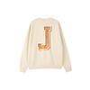 Jordan Logo Print Fleece Crew Neck Sweatshirt Men Sweatshirt Light-Yellow FD0594-206