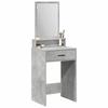 Makeup Table Concrete Grey 50 x 41 x 140 cm Particleboard