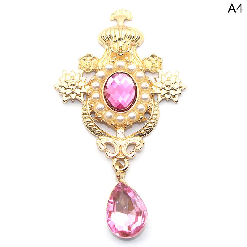 Water Drop Brooches Buttons Sewing Alloy Button Decor Accessories Diy Wedding