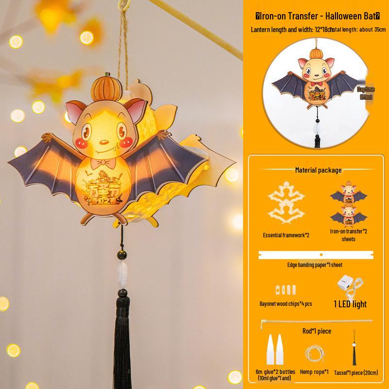 Children's DIY Pumpkin Lantern Halloween Decoration Kit