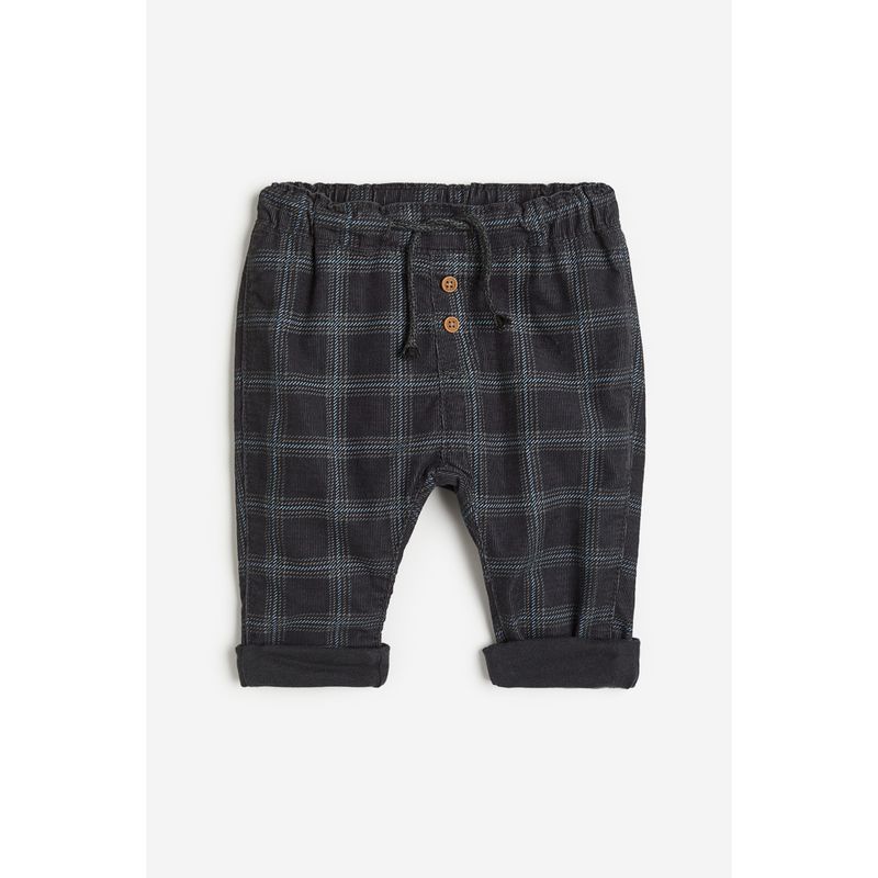 

Детская одежда HM Брюки для малыша Летние в западном стиле Модные Вельветовые Клетчатые Верхняя одежда Брюки 0746260 Dark gray/Plaid 73/47