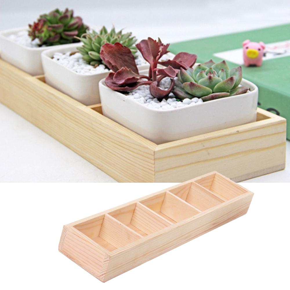 Wooden Succulent Planters Small Pots Box Tray Plant Flowerpot Stylish Storage Wooden Succulent Planters Small Pots Box Tray Plant Flowerpot Stylish Storage