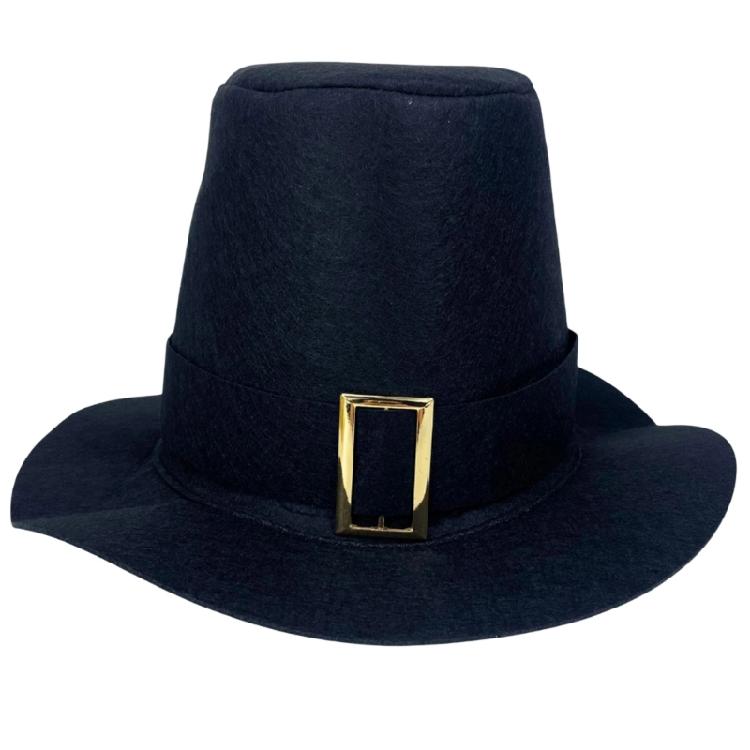 

Unisex Wool Pilgrims Hat Fashionable Top Cap for Various Occasion Comfort Costume Accessory Photo Props Headwear
