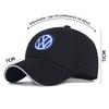 2026 Hot For VW VOLKSWAGEN Car Duck Tongue Cap For Volkswagen VW GOLF Polo Tiguan PASSAT 3D Hat F1 Baseball Cap Hat Adjustable C