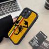 Custodia per Telefono Auto ABARTH Italia Per IPhone 17 16 15 14 13 12 11 Pro Max Plus Custodia in Silicone Antiurto