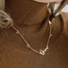 Atoztide Custom Name Necklace for Women with Heart Stainless Steel Jewelry Nameplate Choker Chain Personalized Birthday Gifts