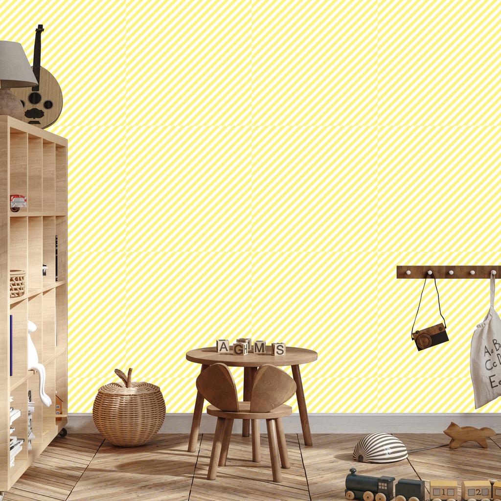 Striped Cream Wallpaper, Top Cream for Living Room and Bedroom 50x1000