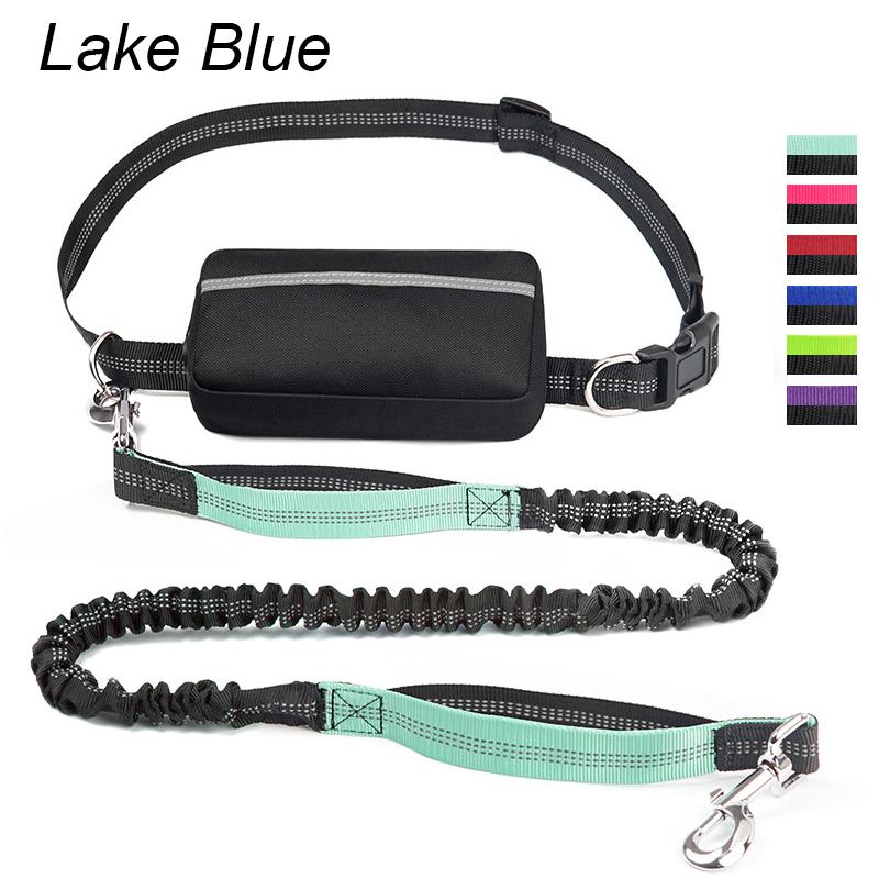 Multifunctional Sports Waist Bag Extended and Thickened Leash for dog walking and dog leash pet running leash with waist bag
