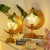 Ramadan Decorations 2026 Eid Led Lanterns Islamic Ramadan Mubarak Moon Star Ornament Muslim New Year Glowing Decor