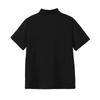 Chemise tendance à col montant boutonnée à manches courtes pour enfants
