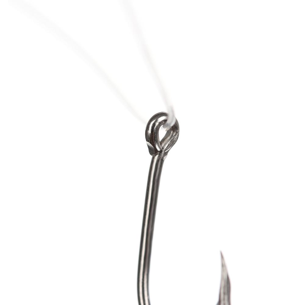 100Pcs 1 Box Sharp 10 Sizes Carbon Steel Fish Bait Durable Head Fishook Fishing Hooks