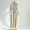 Abaya Brodée pour Femmes Musulmanes Robe Dubaï Cardigans Longs Décontractés Amples Kaftans Islamiques Robe Ouverte sur le Devant Longueur Maxi