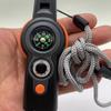 2-Pack Survival Whistle Multi-Tool with Thermometer & Compass