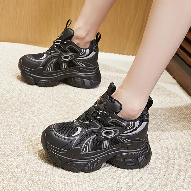 Inner height increase dad shoes women's spring 2025 new casual sports shoes women's versatile platform fashion women's shoes