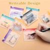 Zipper Type Medicine Storage Bag Waterproof Oil-proof Reusable Pill Bags Medicine Organizer 5Colors Eva Self Sealing Pill Bag