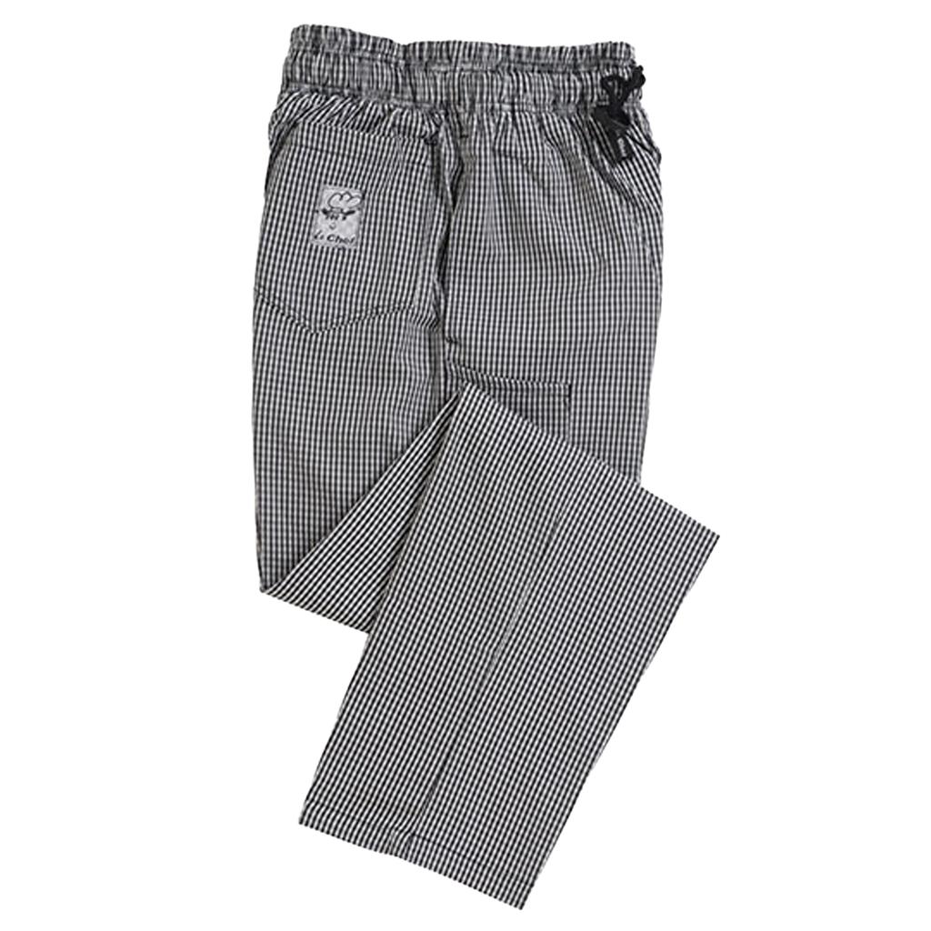 Le Chef Unisex Adult Professional Checked Chef Trousers