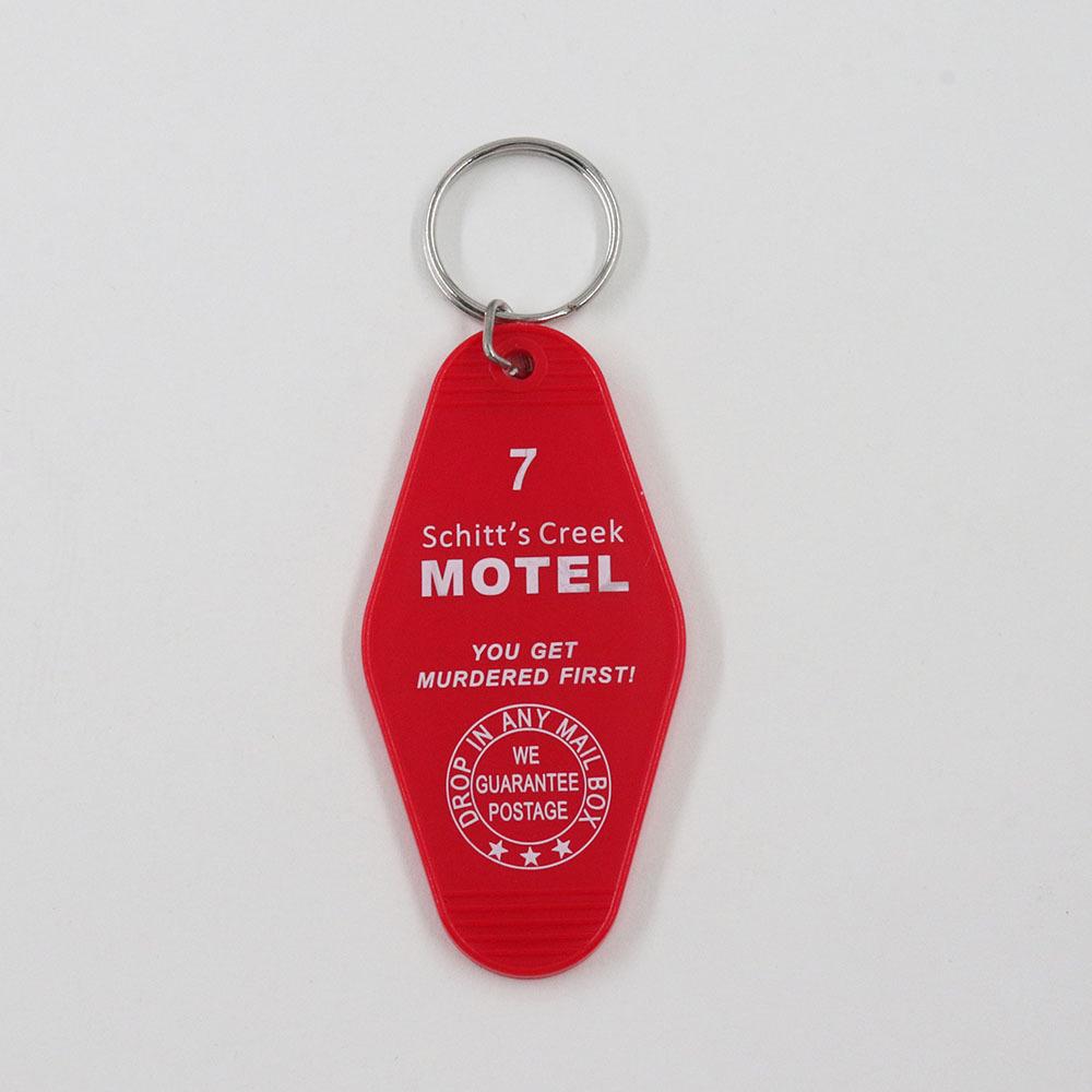 Acrylic Motel Style Keychain Pendant