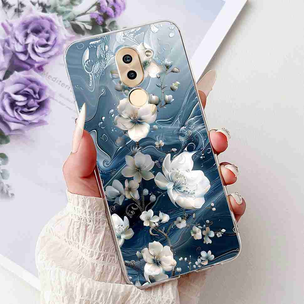 For Huawei Honor 6X BLN-AL10 Case Cute Cartoon Painting Soft Silicone TPU Cover For Honor 6X 6x BLN-L21 5.5" Popular Cats Shell