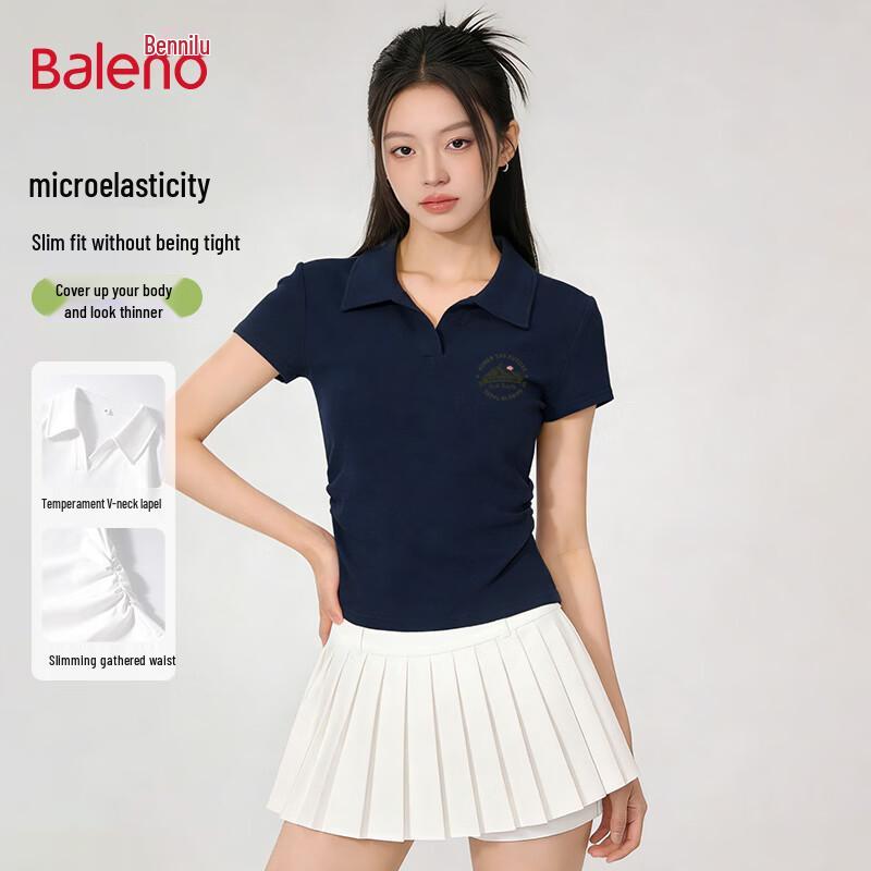 

Baleno Women s V-Neck Slim Fit Short Sleeve T-Shirt with Lucky Mountain Print 2XL