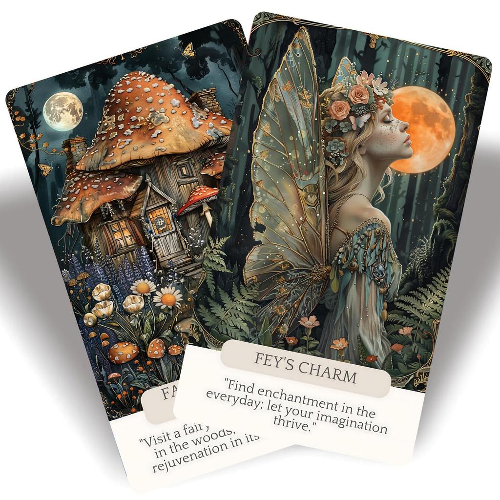 Fairy Whispers Oracle Cards: Oracle Cards for Beginners, Nature Whispers Oracle Cards, Magic and Mystical Forces to Inspire and Guide You.