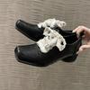Fashion Black Ankle Buckle Platform Pumps Women Japanese Style Patent Leather Mary Jane Shoes Woman Punk Thick Heels Lolita Shoes Mujer