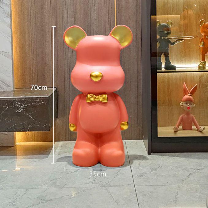 Luxury Large Capacity Bear Piggy Bank for Kids - Decorative Living Room Ornament