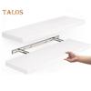 Wall Mounted Floating Shelf 22lbs Load-capacity Smooth Edge Burr Free Easy Installation Bathroom Storage Holder Floating Shelf