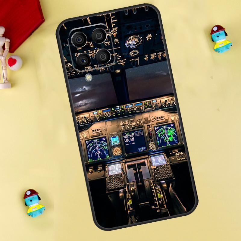 Flight Instruments Cockpit Case For Samsung Galaxy M13 M33 M53 M14 M12 M15 M06 M16 M36 M56 M31 M32 M52 M35 M55 M34 M54