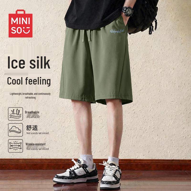 MINISO Men s Summer Loose Fit 5-Point Shorts 3XL