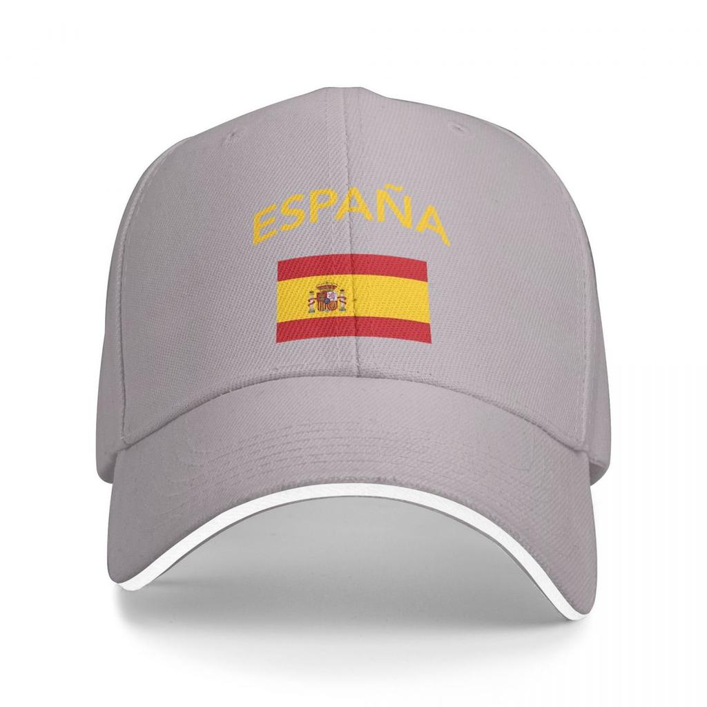 Spain Spanish Flag Casual Baseball Cap Tennis Skate Trucker Hat Summer Wholesale Unisex Women Street Style Baseball Caps