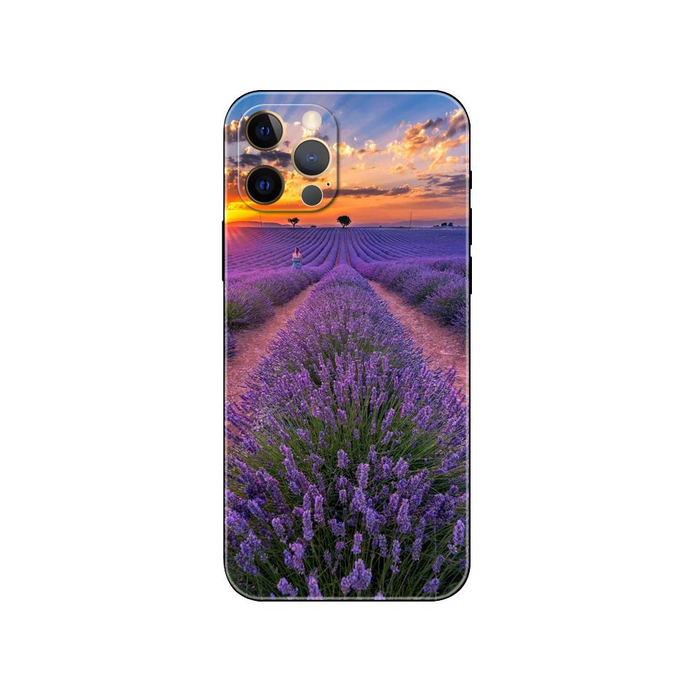 Etui na telefon lawendowy do iPhone'a 5 5s 2020 SE 6 6s 7 8 Plus X 10 XR XS 11 12 13 mini pro MAX czarne etui z tyłu z TPU