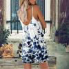 Womens Casual Sleeveless Strap Loose Jumpsuits Stretchy Shorts Romper With Pockets
