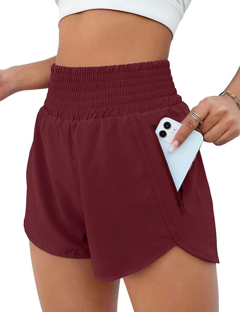New Hot-Selling European Style High-Waisted Casual Yoga Running Shorts