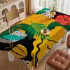 Artistic Abstract Pattern Rectangular Tablecloth - Stain-Resistant For Kitchen, Coffee Tables & Daily Use