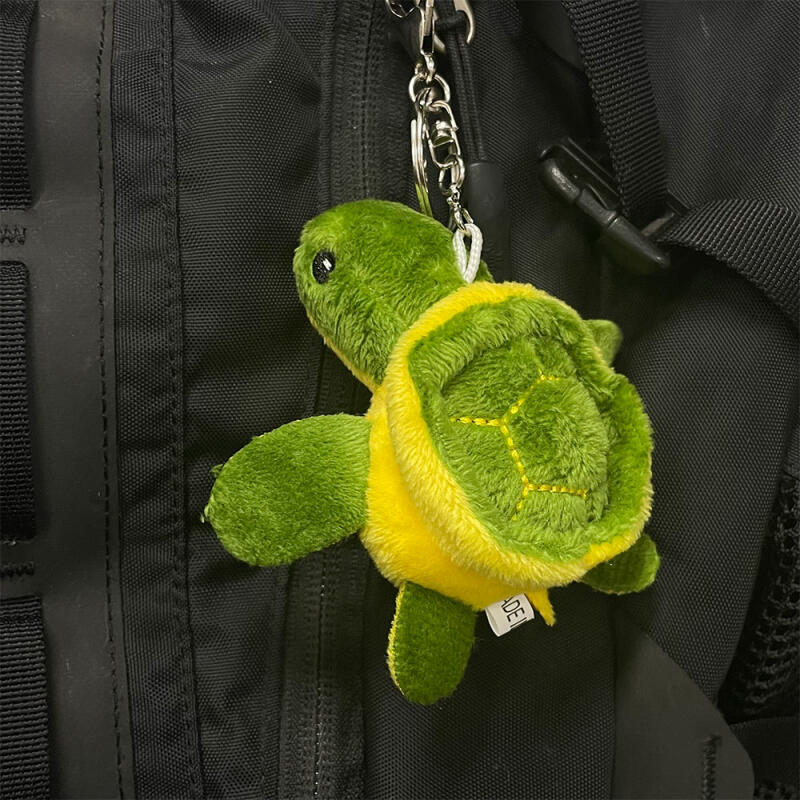 Cute turtle keychain doll turtle bag decoration
