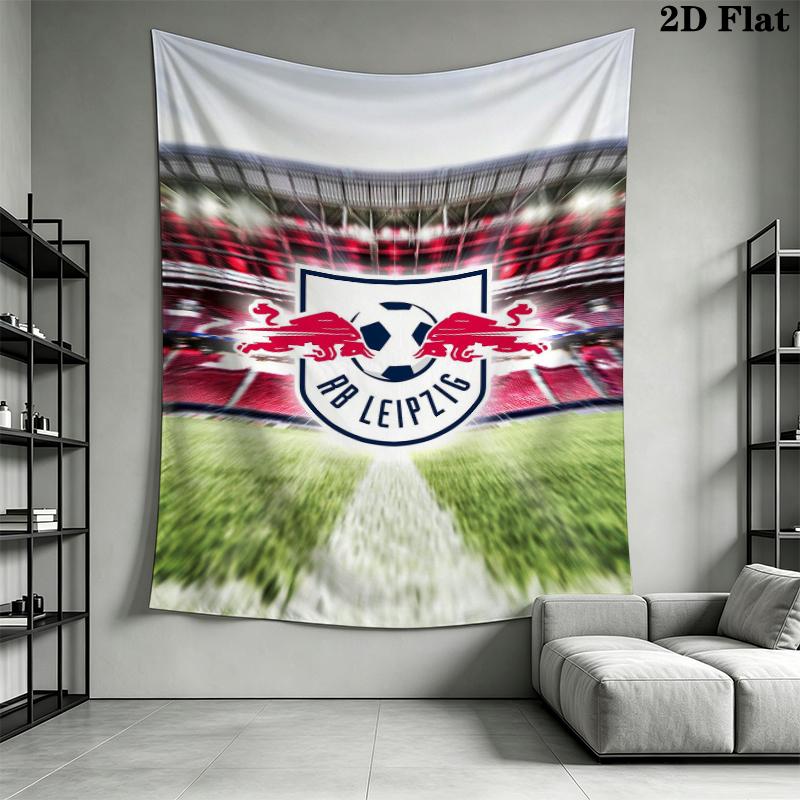 RB Leipzig Wall Tapestry Aesthetic Wall Hanging Printed Fabric Blanket Decorative Tapestries for Bedroom Living Room Home Decor