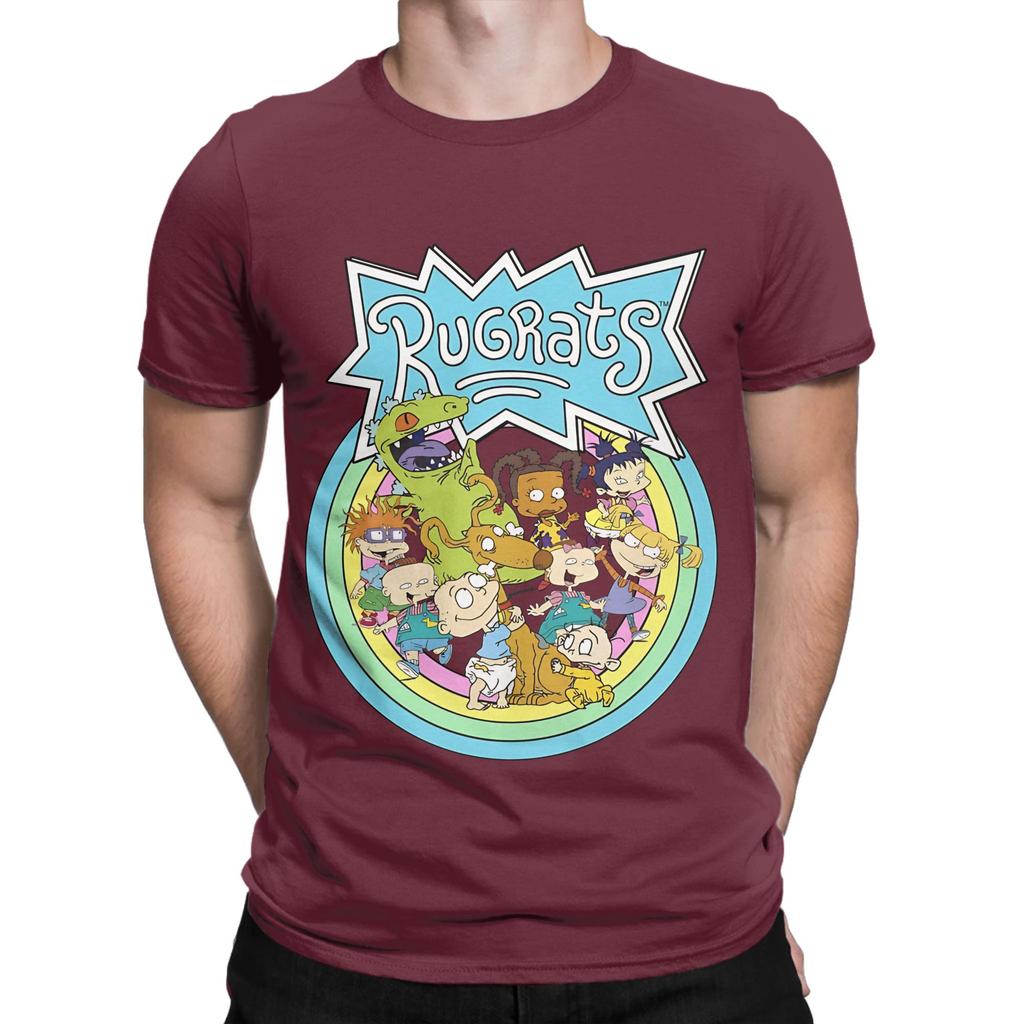 Rrugarts Rainbow Circle Group Shot Retro Poster Novelty Graphic 100 Cotton Tshirt Rrugarts Tees Tops For Unisex