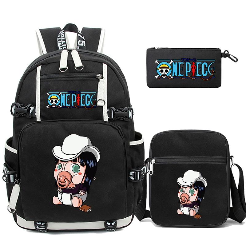 

3 шт./набір рюкзак у стилі аніме для хлопчика-підлітка, дівчинки, назад до школи, студентський шкільний портфель, дорожня сумка, рюкзак великої місткості, подарунок для дитини