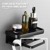 Stainless Steel Toilet Paper Holder Wall Mounted Self Adhesive Bathroom Tissue Roll Towel No Punching Kitchen Aluminum Rack