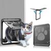 Pet Door Outdoor Dogs Cats Window Gate House Enter Freely Fashion Pretty Garden New Safe Lockable Screen Easy Install  Dog Gate