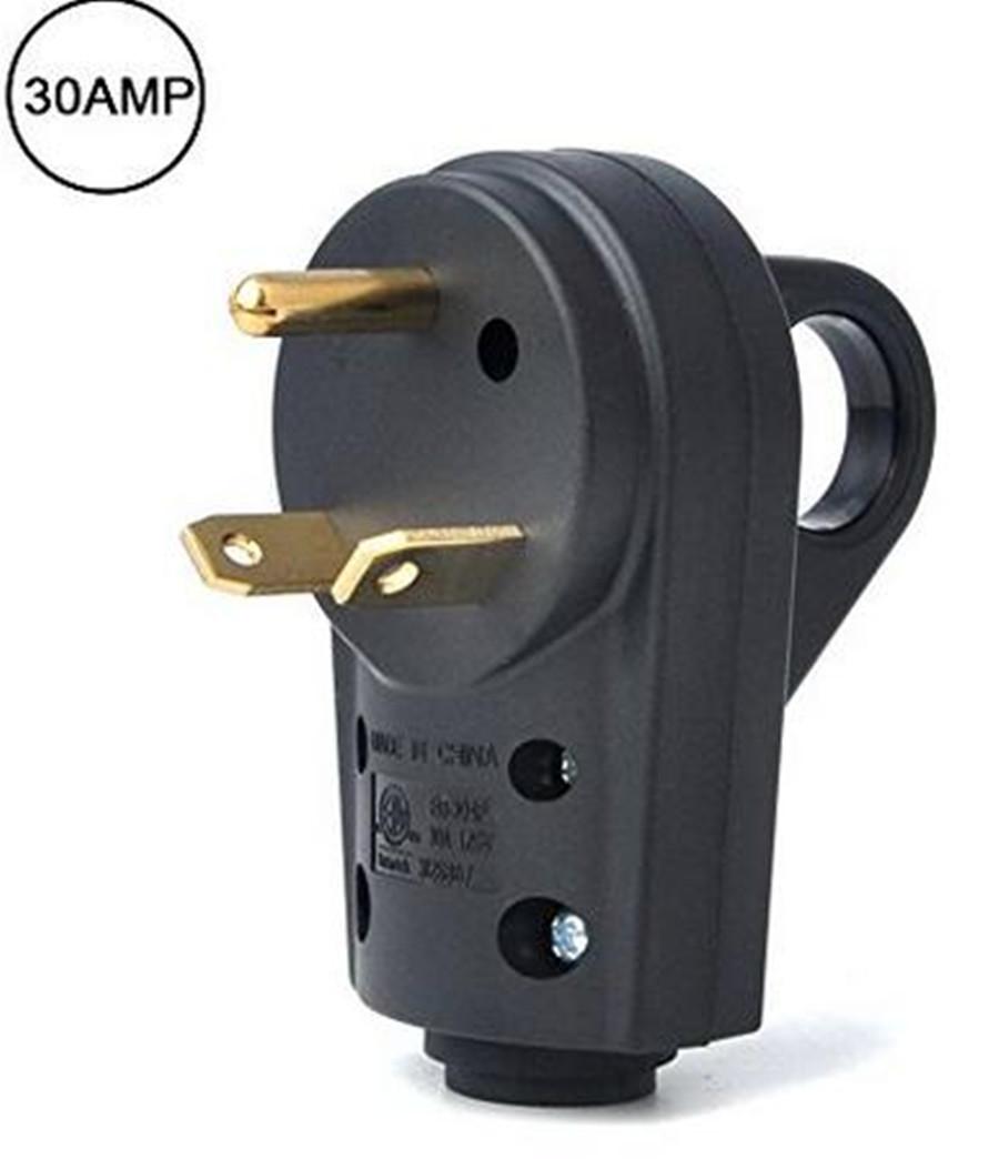 

Запасной штекер с ручкой для дома на колесах/прицепа/кемпера, адаптер электрической вилки