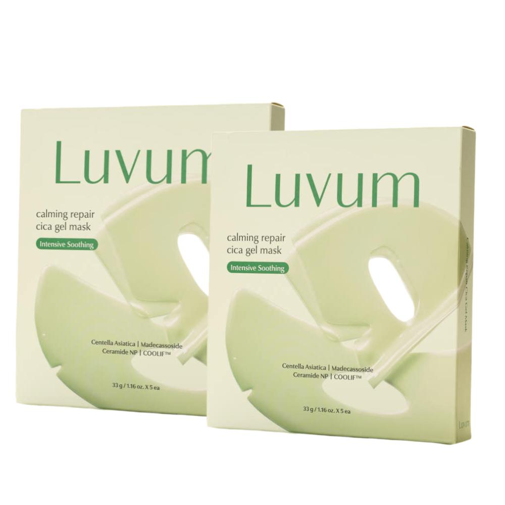 luvum Calming Repair Cica Gel Mask 5 Sheets 2pcs