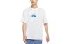 T Shirts Men's White Crew Neck Thin Straight Fit DV9403-100