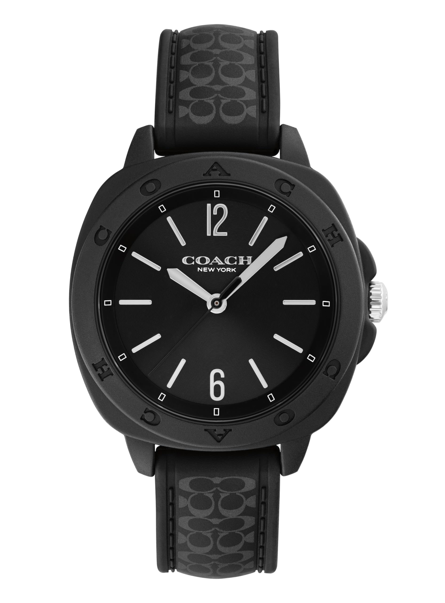 Watch KITT Black Dial Leather Strap 14504470 [Coach][Authorized Import] Women s чёрный