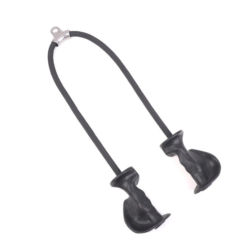 Tricep Rope With Ergonomic Handles Gym Tricep Pull Down Rope For Cable Machine Pulley System Exercise Equipment