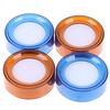 2Pcs/Lot Plastic Round Case Finger Wet Sponge Damper For Casher Count Money