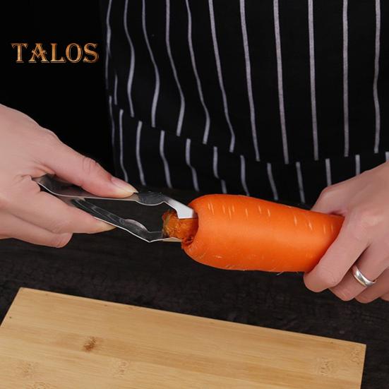 2Pcs Pineapple Eye Remover Stainless Steel Cutter Strawberry Stem Remover Ergonomic Design Rust-Resistant Tool for Kitchen Cafe Bakery