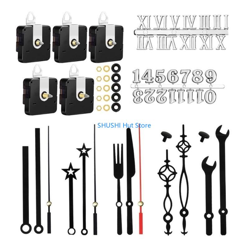DIY Quartzs Clock Movement Mechanism NonTicking DIY Wall Clock Mechanisms D57B