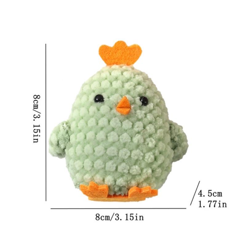 Pack of 5 3D Chick Hanging Decorations for Easter and Spring Festivities Polyester Foam Hanging Ornaments